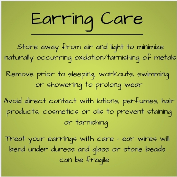 HAND CRAFTED Bundle Deal Silver Botanical Earrings Set Of 3 Gift Ready - Picture 4 of 4